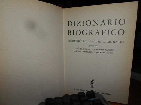 DIZIONARIO BIOGRAFICO