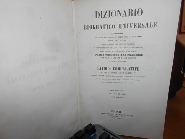 Dizionario Biografico Universale contenente le notizie più importanti sulla vita …