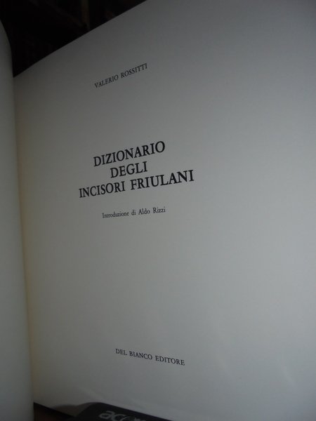 Dizionario degli incisori friulani