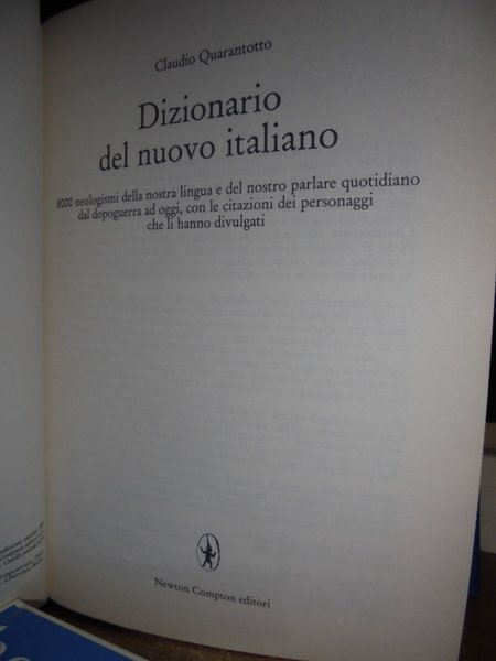 Dizionario del nuovo italiano