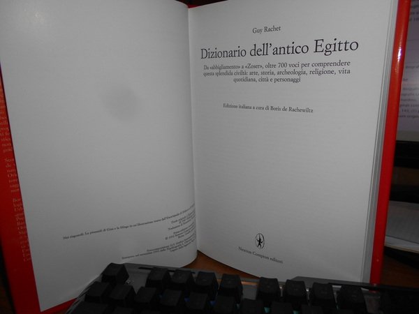 Dizionario dell' antico Egitto.