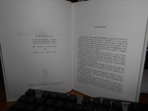 DIZIONARIO DELLE SUPERSTIZIONI