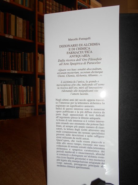 Dizionario di Alchimia e di Chimica Farmaceutica Antiquaria