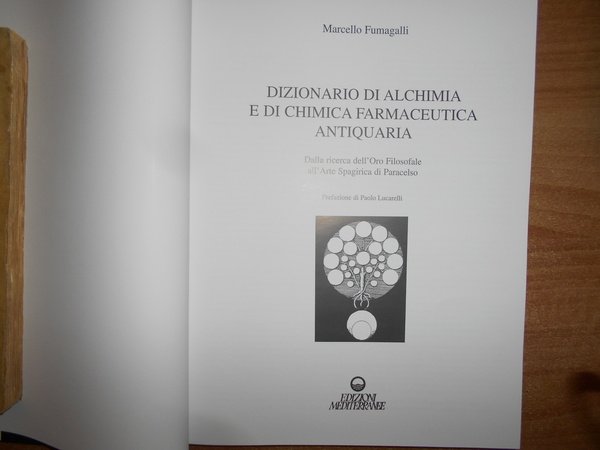 Dizionario di Alchimia e di Chimica Farmaceutica Antiquaria