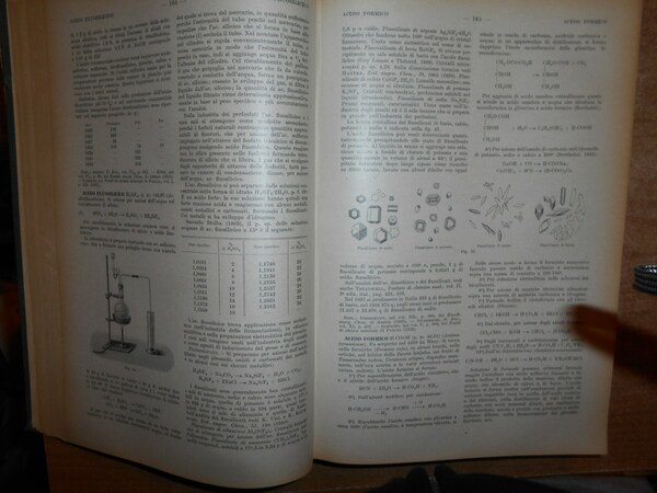 DIZIONARIO di CHIMICA GENERALE e INDUSTRIALE. Chimica agraria, biologica, bromatologica, …