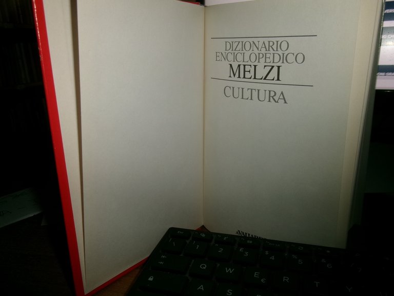 DIZIONARIO ENCICLOPEDICO MELZI. LINGUA/ CULTURA 1994