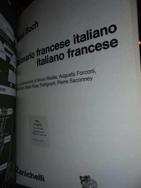 Dizionario francese italiano - italiano francese