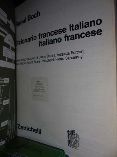 Dizionario francese italiano - italiano francese