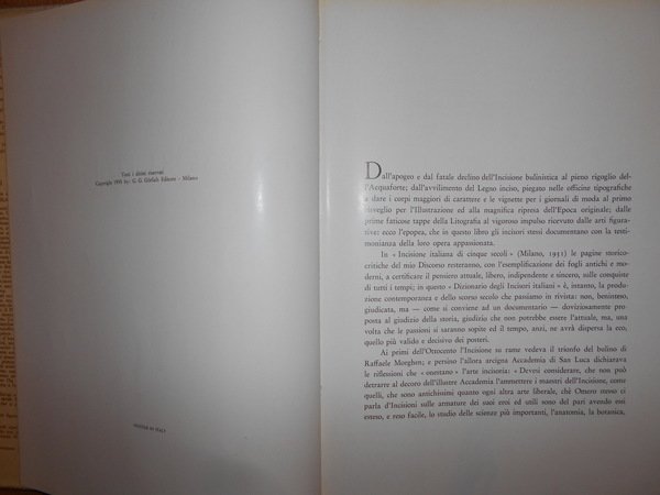 DIZIONARIO Illustrato degli Incisori Italiani moderni & contemporanei