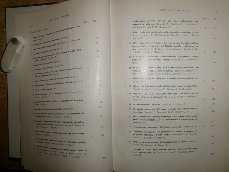 DOMENICO CAMPANACCI Giornale di Clinica Medica 1971. 12 fascicoli legati …