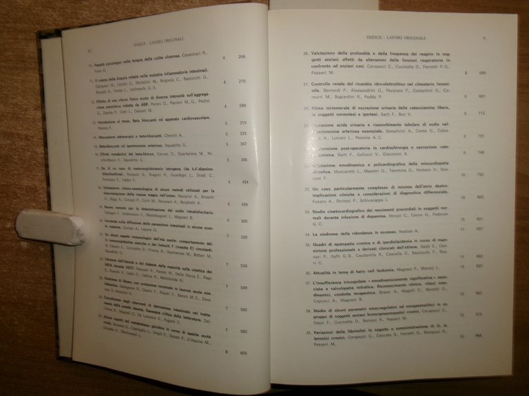 DOMENICO CAMPANACCI Giornale di Clinica Medica 1979. 12 fascicoli legati …