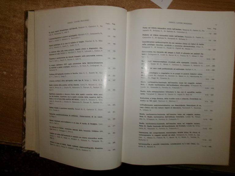 DOMENICO CAMPANACCI. Giornale di Clinica Medica 1984-12 fascicoli legati assieme