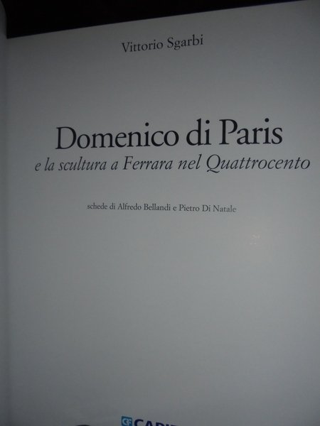 Domenico di Paris e la scultura ferrarese del Quattrocento