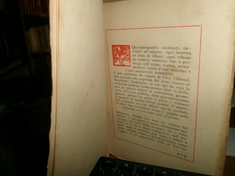 E. BARRETT-BROWNING. Sonetti dal Portoghese 1918