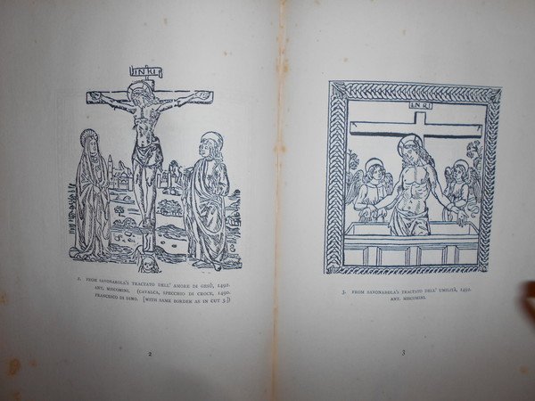 EARLY FLORENTINE WOODCUTS. WITH AN ANNOTATED LIST OF FLORENTINE BOOKS
