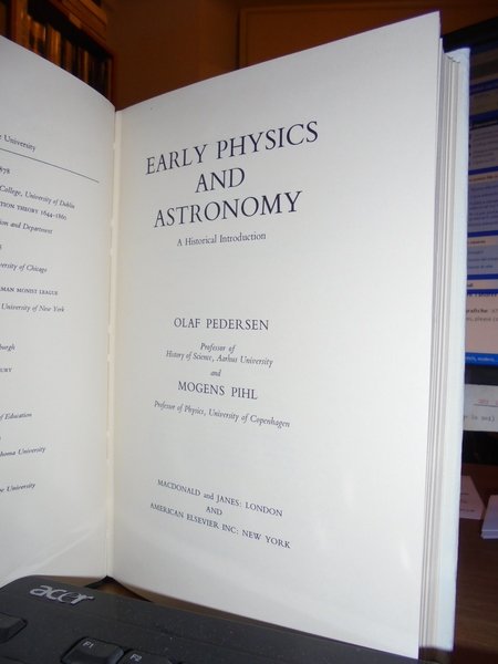 Early Physics & Astronomy. A Historical Introduction