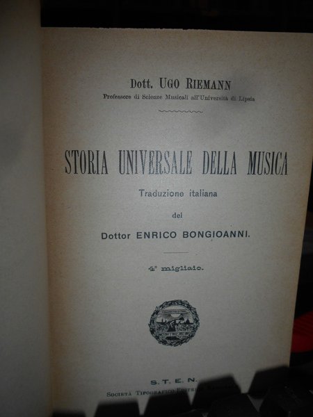(Ed. Marcello Capra) Storia universale della musica.