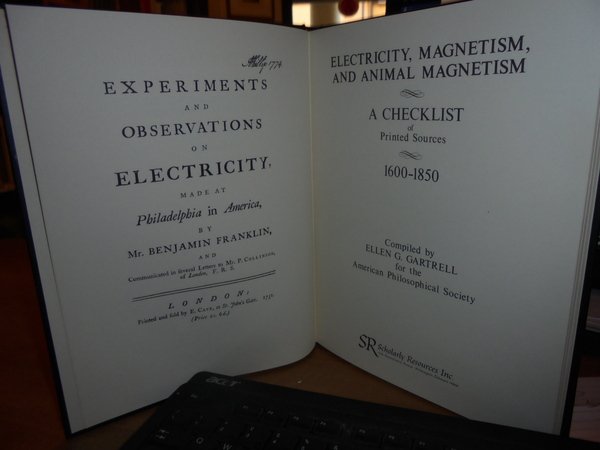 Electricity, Magnetism, and Animal Magnetism a Checklist of printed Sources …