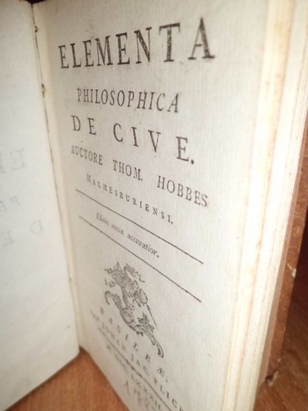 ELEMENTA Philosophica De Cive