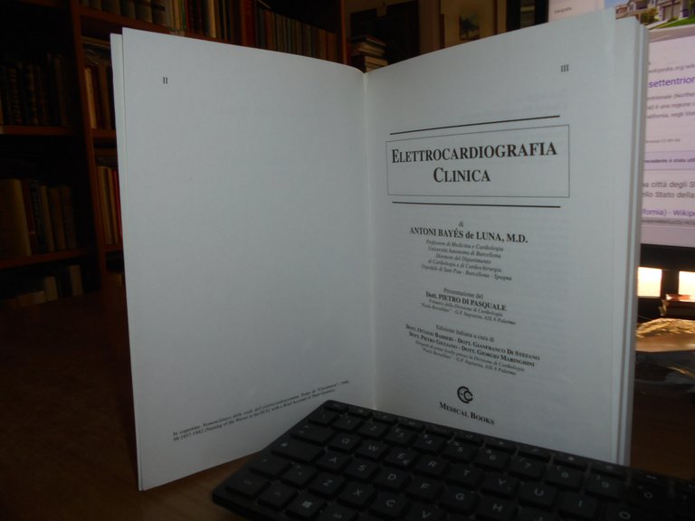 ELETTROCARDIOGRAFIA CLINICA. Antoni Bayés de Luna 2000
