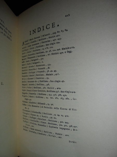 Elogi di Bresciani per dottrina eccellenti del Secolo XVIII