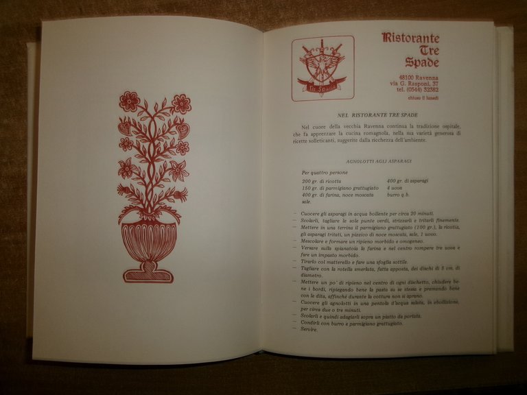 ELVEZIA GORI. Ricette della Cucina ROMAGNOLA BOLOGNESE 1984