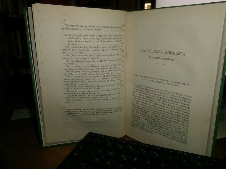 EMANUELE SWEDENBORG. La Sapienza Angelica sulla DIVINA PROVIDENZA 1877