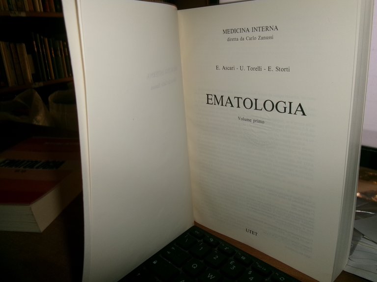 EMATOLOGIA. 2 volumi di Ascari/Torelli/Storti UTET 1992