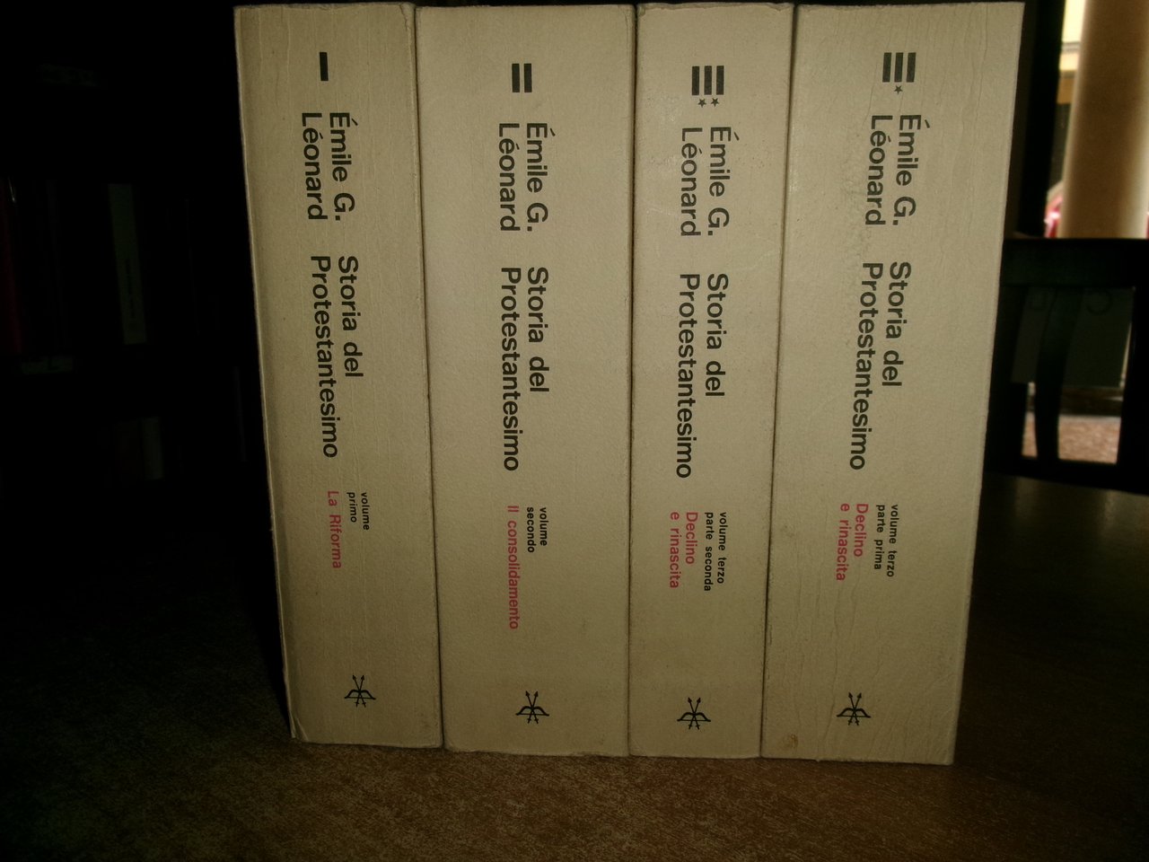 EMILE G. Léonard. Storia del Protestantesimo... 1971