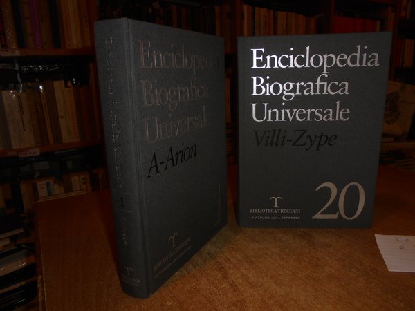 ENCICLOPEDIA BIOGRAFICA UNIVERSALE 20 VOLUMI REPUBBLICA TRECCANI 2006 completa