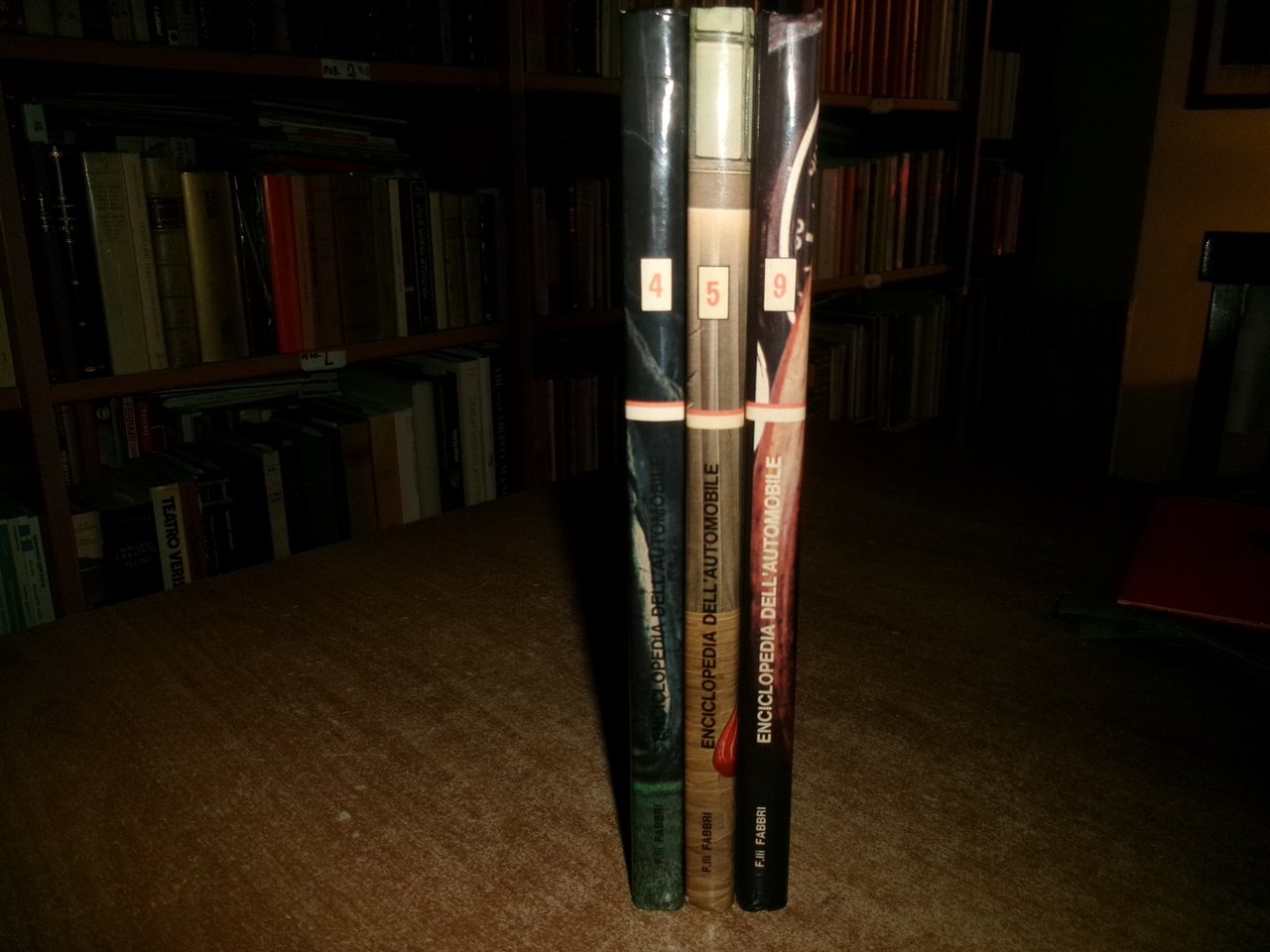 Enciclopedia dell' Automobile. solo 3 volumi Fabbri Editore 1967