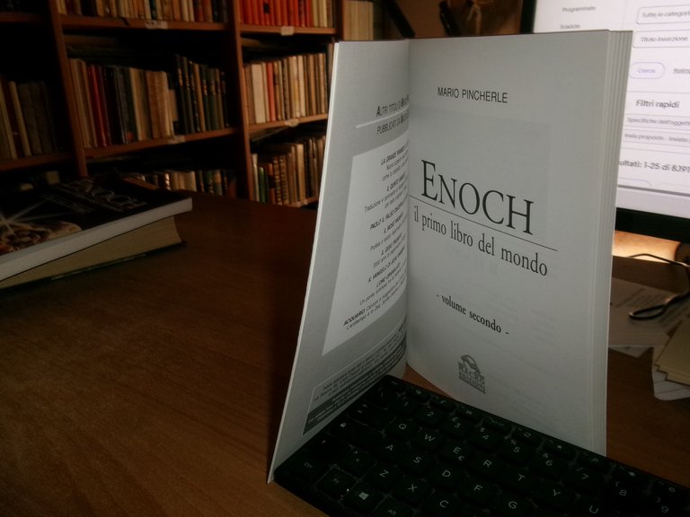 ENOCH il primo libro del mondo 2 volumi. MARIO PINCHERLE …