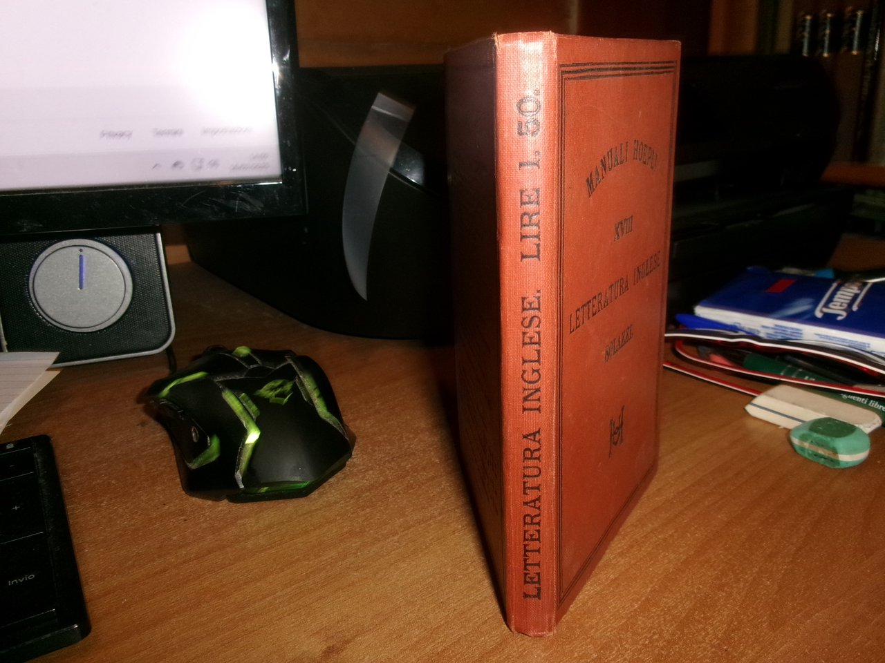 ENRICO SOLAZZI. LETTERATURA INGLESE. HOEPLI 1879