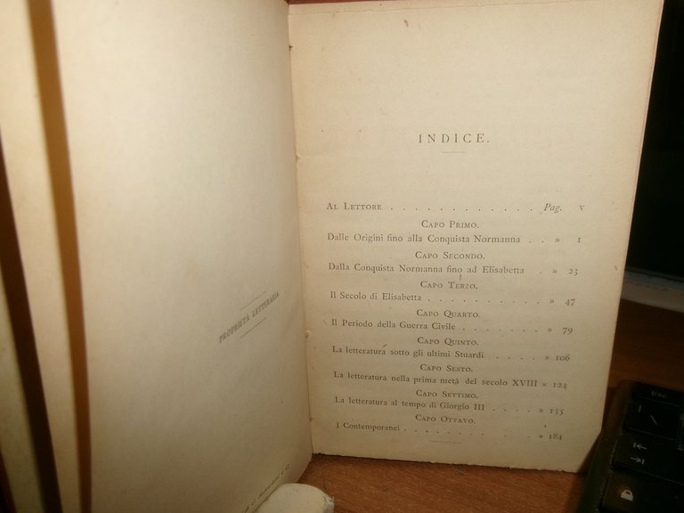 ENRICO SOLAZZI. LETTERATURA INGLESE. HOEPLI 1879
