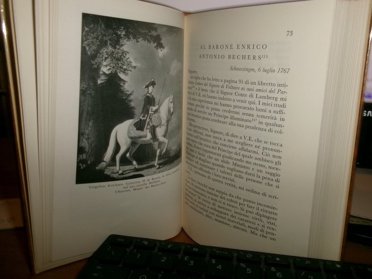 EPISTOLARIO di Giacomo Casanova a cura di Piero Chiara 1969