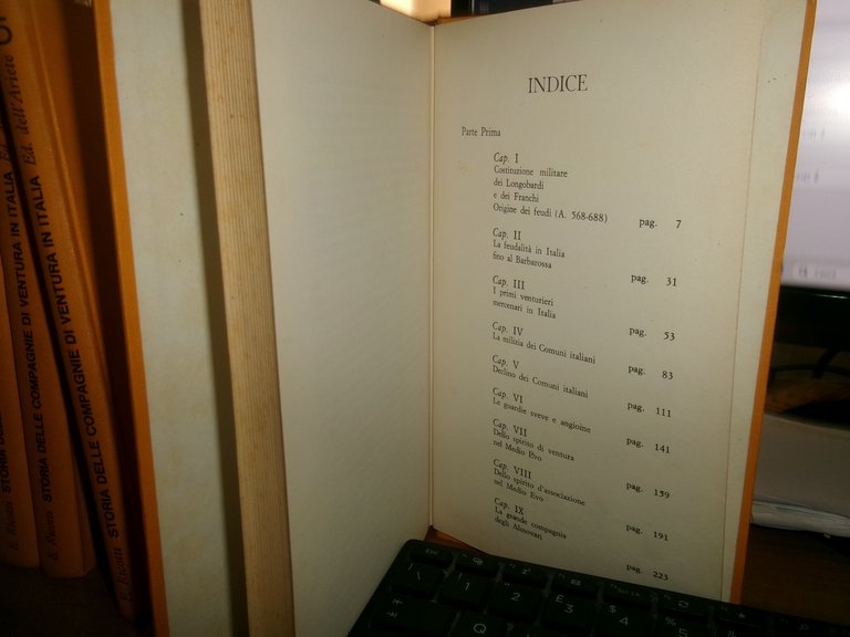 ERCOLE RICOTTI. Storia delle Compagnie di ventura in Italia 1965