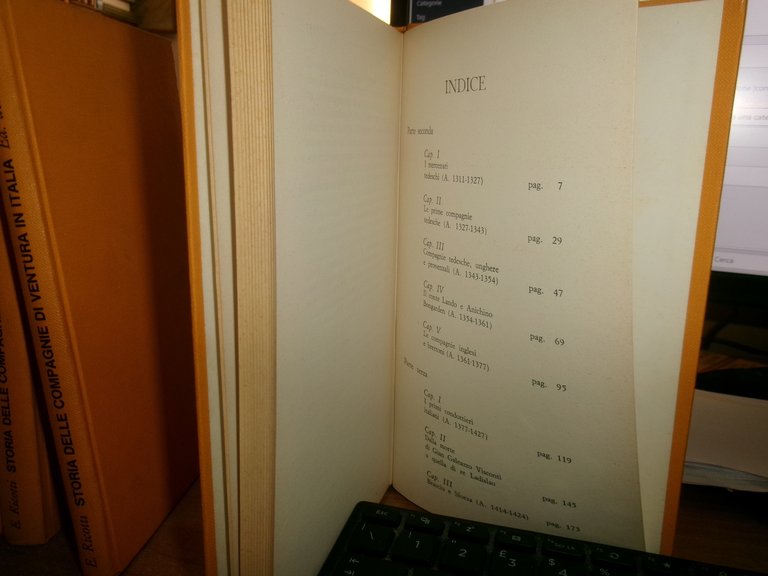 ERCOLE RICOTTI. Storia delle Compagnie di ventura in Italia 1965