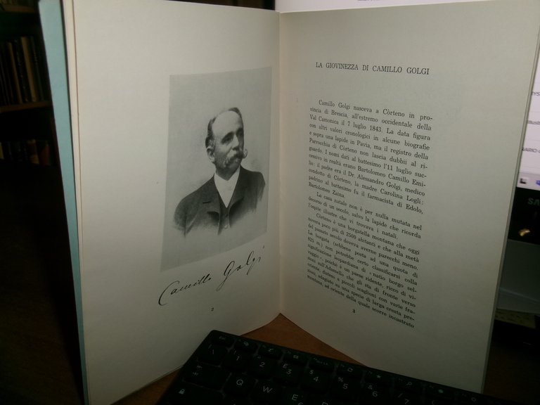 Ernesto Bertarelli. CAMILLO GOLGI ed il suo tempo nel venticinquesimo... …