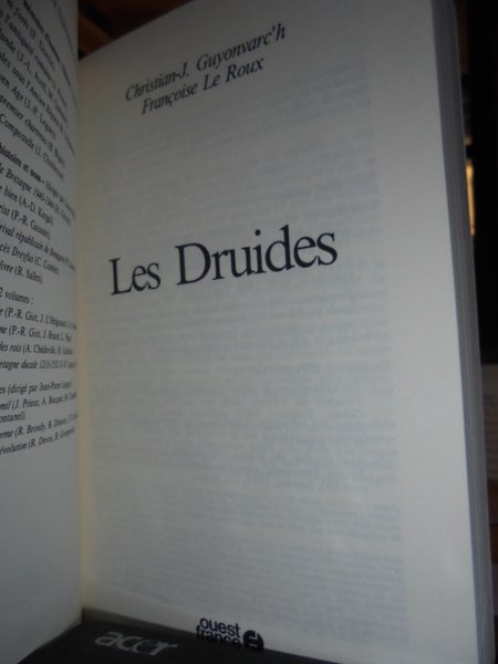 (Esoterismo) De mémorie d' homme: l' histoire. Les Druides