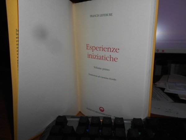 (Esoterismo) ESPERIENZE INIZIATICHE