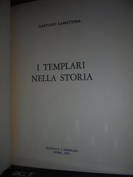 (Esoterismo) I Templari nella Storia