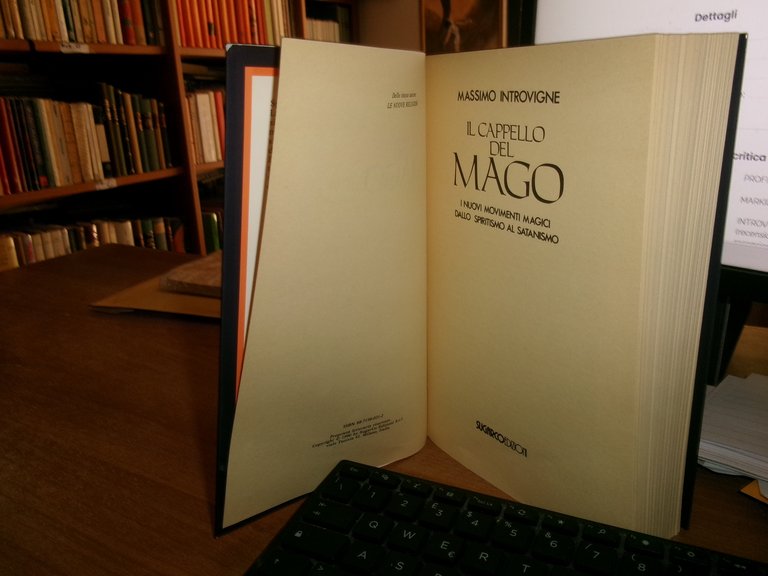 (Esoterismo) IL CAPPELLO DEL MAGO... MASSIMO INTROVIGNE 1990