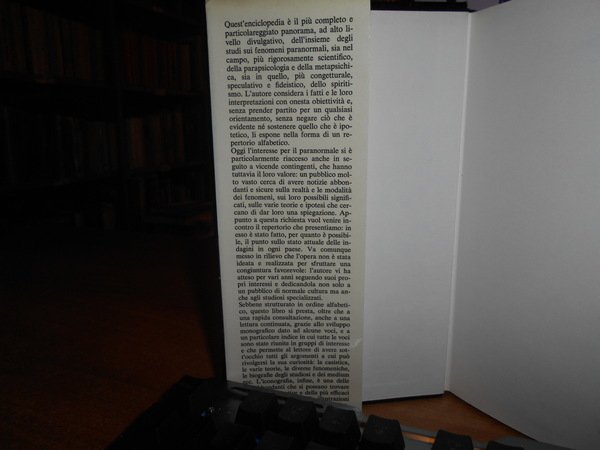 (Esoterismo) L' ALTRO REGNO. Enciclopedia di metapsichica, di parapsicologia e …