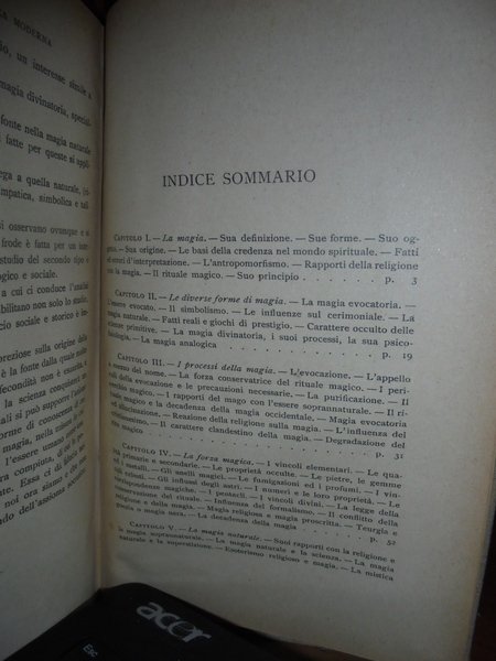 (Esoterismo) LA MAGIA. La forma e i procedimenti della Magia. …