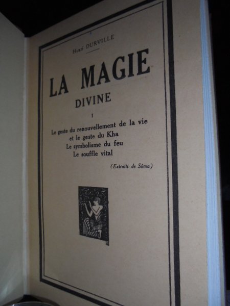 (Esoterismo) La Magie divine.