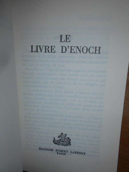 (Esoterismo) Le Livre d' Enoch