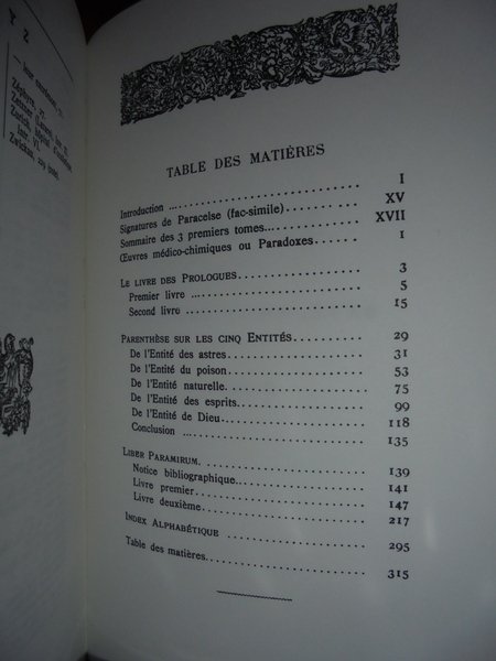 (Esoterismo) Oeuvres complètes de Philippe Aureolus Theophraste Bombast de hohenheim …