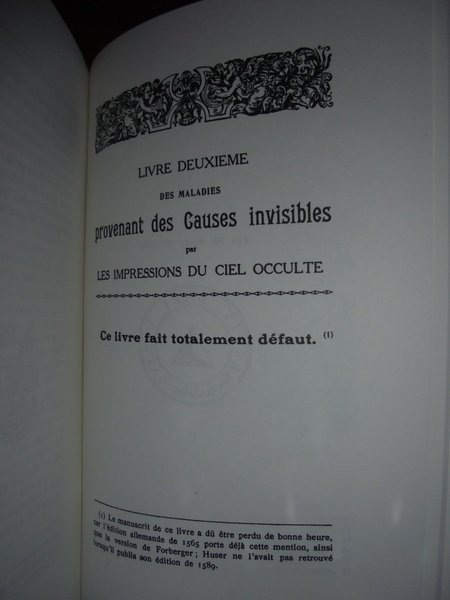 (Esoterismo) Oeuvres complètes de Philippe Aureolus Theophraste Bombast de hohenheim …