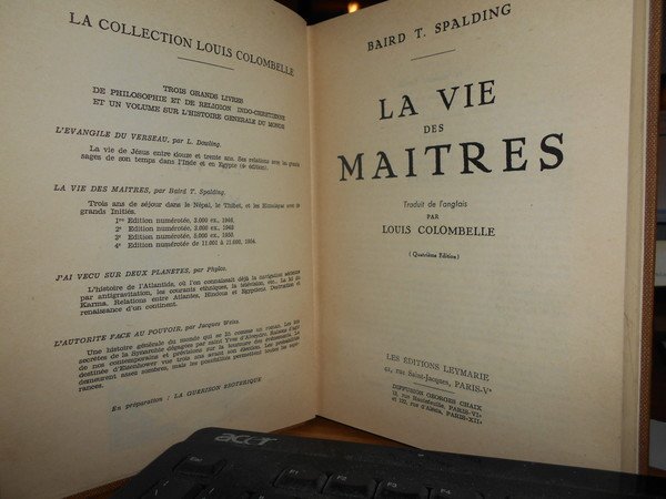 (Esoterismo-Studi Religiosi) La Vie des Maitres