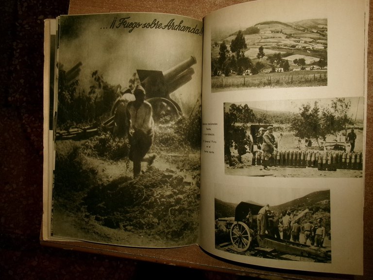 Estampas de la Guerra de Irun a Bilbao... album-N° 1 …